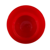Vaso Cilíndrico De Vidro Ts Brasil Vermelho - Único Para Jardim