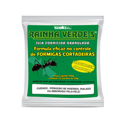 Isca Formicida Rainha Verde-S Tecnocell 500G - 1 Unidade