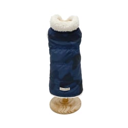 Jaqueta Aspen Pelúcia Azul Marinho Para Cães - 1 Unidade - Tamanho PP