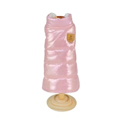 Jaqueta Holográfica Rosa Bonito Pra Cachorro Para Cães