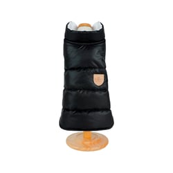 Jaqueta Puffer Bonito Pra Cachorro Preto Para Cães - 1 Unidade - Tamanho PP