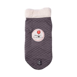 Jaqueta Zooz Pets Snoopy Abaixo De Zero Cinza Para Cachorros