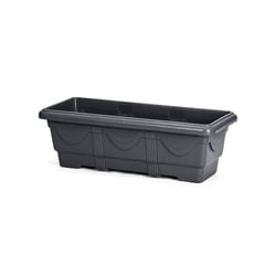 Jardineira Nutriplan Romano Preta 50Cm - Vasos Para Jardim - 50 Centímetros