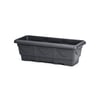 Jardineira Nutriplan Romano Preta 50Cm - Vasos Para Jardim - 50 Centímetros