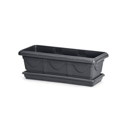 Jardineira Nutriplan Romano Preta - Vasos E Cachepôs - 35 Centímetros