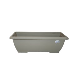 Jardineira Okla Siena Cinza Taupe Para Jardim