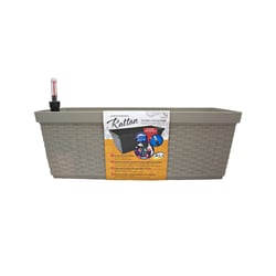 Jardineira Rattan Okla Cinza Taupe