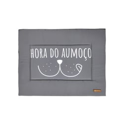 Jogo Americano Neon Azul Fábrica Pet Para Cães E Gatos - 1 Unidade