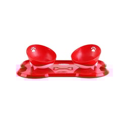 Jogo Americano Osso Vermelho Grande Truqys Pets - 1 Unidade