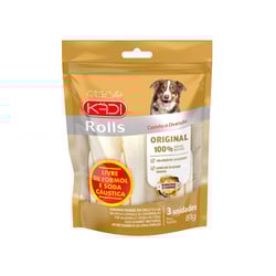 Kadi Osso Roll Para Cães - Natural - 3 Unidades
