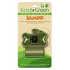 Kit Cata Caca Bio Eco Green Jambo Pet Com Porta Saquinhos - 2 Rolos