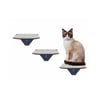 Kit Degraus Arranhadores Hello Pet Azul - 3 Peças Para Gatos