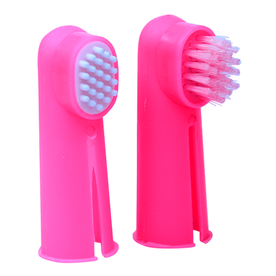 Kit Dental Napi Com 2 Dedeiras Para Cães E Gatos - Cores Sortidas