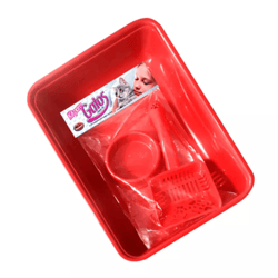 Kit Furação Pet Para Gatos Vermelho - 1 Unidade