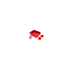 Kit Higiênico 3X1 Para Gatos Vermelho Tudo Pet - 1 Unidade