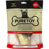 Kit Mastigáveis Puretoy Para Cães De Raças Grandes - 2 Ossos + 2 Cascos + 1 Chifre