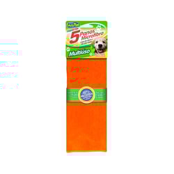 Kit Pano Multiuso Luxpet Microfibra - 5 Unidades