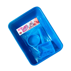 Kit Para Gatos Furação Pet Azul Único - 1 Unidade