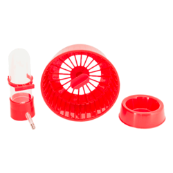 Kit Para Roedores Kotori Vermelho Único