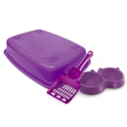 Kit Pet Injet Luxo Para Gatos Lilas