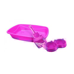 Kit Pet Injet Luxo Para Gatos Rosa