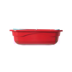 Kit Triton Dog Com Bandeja Higiênica, Pá E Comedouros - Vermelho Para Gatos