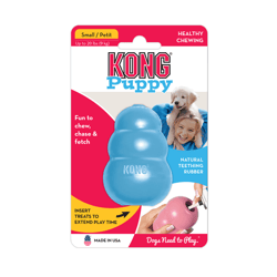 Brinquedo Interativo Kong Puppy Azul P Para Filhotes - Dispenser