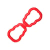 Kong Brinquedo Tug Toy Para Cães - 1 Unidade Vermelha