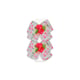Laço Leo E Lia Floral Rosa Para Cães E Gatos - 1 Unidade - Tamanho P - Tamanho P