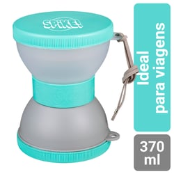 Lancheira Spike Turquesa Para Cães - 1 Unidade
