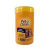 Lenço Umedecido Pet Clean Para Gatos - 75 Unidades
