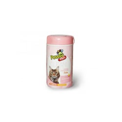 Lenço Umedecido Power Pets Clean Para Gatos - 75 Unidades