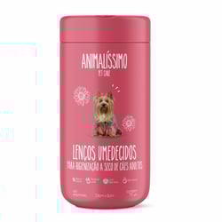 Lenços Umedecidos Animalenço Animalíssimo Para Fêmeas - 75 Unidades
