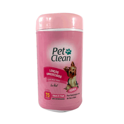 Lenços Umedecidos Pet Clean Fêmea - 75 Unidades