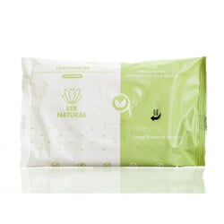 Lenços Umedecidos Ser Natural Limpeza Relax Para Cães E Gatos
