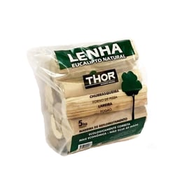 Lenha De Eucalipto Natural Thor - 5Kg