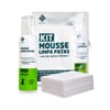 Limpa Patas Pratipet Mousse E Toalhas - Kit 1 Unidade