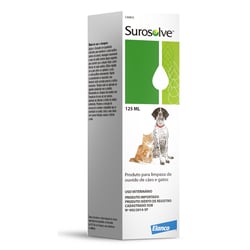 Limpador Auricular Elanco Surosolve 125Ml Para Cães E Gatos
