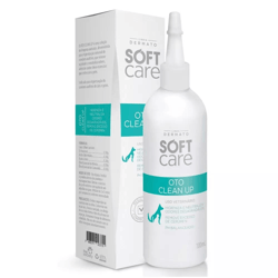 Limpeza Auricular Soft Care Oto Clean Up Para Cães E Gatos - 100Ml