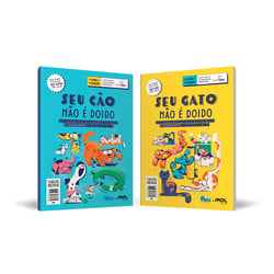 Livro Duplo Decoração Seu Cão E Seu Gato Não São Doidos Para Casa E Jardim
