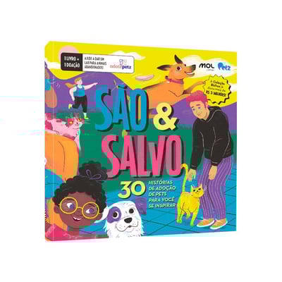 Livro São E Salvo Editora Mol Para Decoração