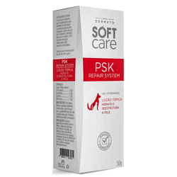 Loção Hidratante Soft Care Psk Repair System Para Cães E Gatos 50G