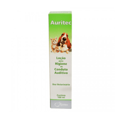 Loção Para Limpeza De Ouvidos Auritec Syntec Para Cães E Gatos - 100Ml