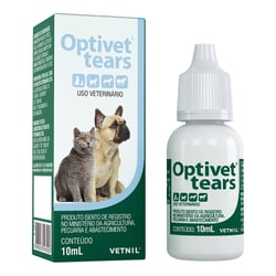 Lubrificante Ocular Optivet Tears Vetnil - 10Ml