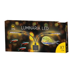 Luminária De Led Soma 15W Branca 127V - 1 Unidade - 110 Volts