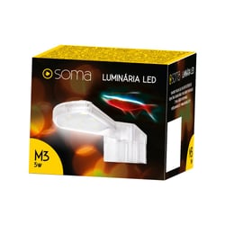 Luminária Led Soma M3 5W Transparente Para Aquário - 110 Volts