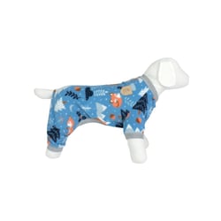 Macacão Floresta Azul Tamanho M Para Cachorros