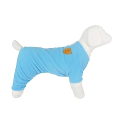 Macacão Soft Azul Oceano Para Cães - 1 Unidade
