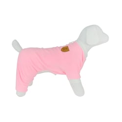 Macacão Soft Rosa Neon Para Cães - 1 Unidade