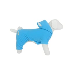 Macacão Ursinho Neon Azul Para Cães - Tamanho Pp